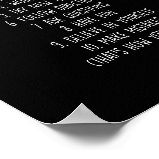 OT-regels | Beroepstherapist Poster (Hoek)