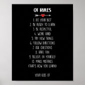 OT-regels | Beroepstherapist Poster (Voorkant)