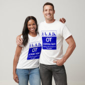OT shirt blauw 1 exemplaar (Unisex)