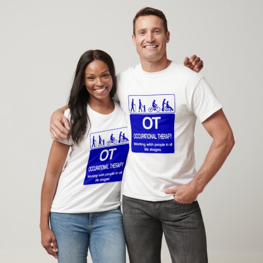 OT shirt blauw 1 exemplaar (Unisex)