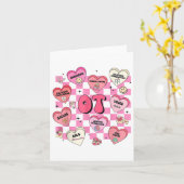 OT Valentijnsdag hart ergotherapeut OT Kaart (Gele Bloem)