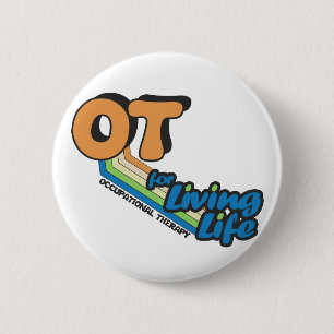 OT voor het leven Ronde Button 5,7 Cm