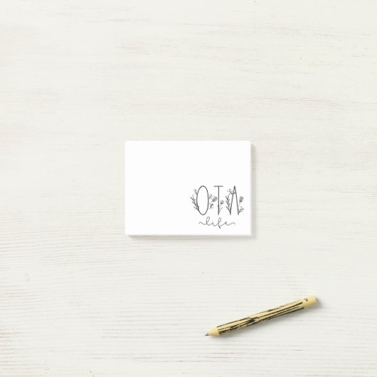 OTA-assistent voor bedrijfsgeneeskundige behandeli Post-it® Notes (Op bureau)