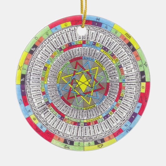 OTA MASTER MANDALA KERAMISCH ORNAMENT (Voorkant)