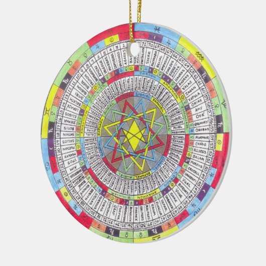 OTA MASTER MANDALA KERAMISCH ORNAMENT (Links)