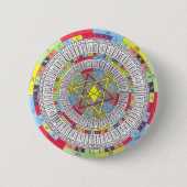 OTA MASTER MANDALA RONDE BUTTON 5,7 CM (Voorkant)