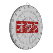 OTAKU 8-bits Pixel Japanse Katakana BLOCK Dartbord (Voorkant Links)