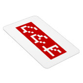 OTAKU 8-bits Pixel Japanse Katakana BLOCK Magneet (Rechterzijde)