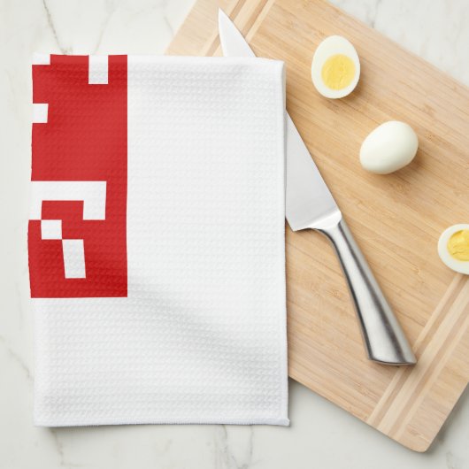 OTAKU 8-bits Pixel Japanse Katakana BLOCK Theedoek (Quarter Fold)