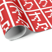 OTAKU 8-bits pixel Japanse Katakana BLOCK Verticaa Cadeaupapier (Rol Hoek)