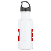 OTAKU 8-bits Pixel Japanse Katakana BLOCK Waterfles (Achterkant)