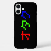 OTAKU 8-bits Pixel Japanse Katakana Case-Mate iPhone Case (Achterkant)