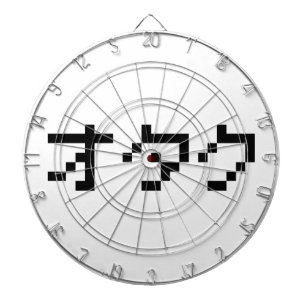 OTAKU 8-bits Pixel Japanse Katakana Dartbord