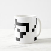 OTAKU 8-bits Pixel Japanse Katakana Koffiemok (Voorkant rechts)