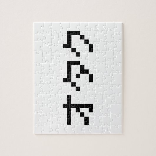 OTAKU 8-bits Pixel Japanse Katakana Legpuzzel (Verticaal)