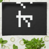 OTAKU 8-bits Pixel Japanse Katakana Theedoek (Gevouwen)