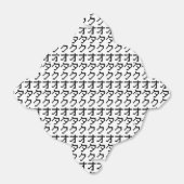 OTAKU 8-bits pixels Japanse Katakana Verticaal Bedankdoosjes (Uitgevouwen)