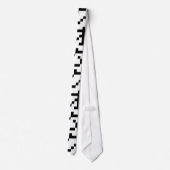 OTAKU 8-bits pixels Japanse Katakana Verticaal Stropdas (Achterkant)