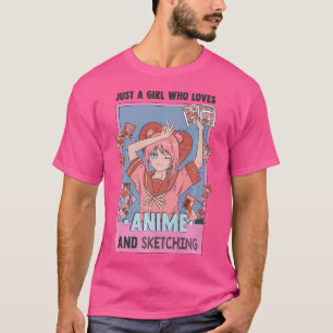 Otaku Anime Girl is een meisje dat houdt van anime T-shirt