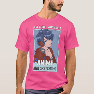 Otaku Anime Girl is een meisje dat houdt van anime T-shirt