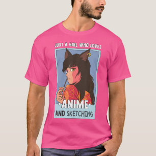 Otaku Anime Girl is een meisje dat houdt van anime T-shirt