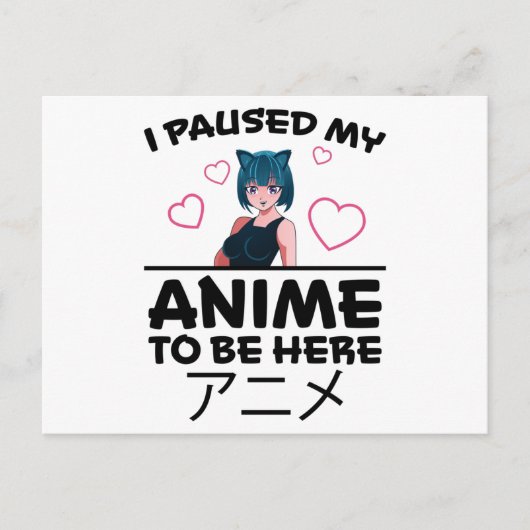 Otaku Anime Meisje Manga Cosplay Ramen Japans Cade Briefkaart (Voorkant)