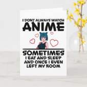 Otaku Anime Meisje Manga Cosplay Ramen Japans Cade Kaart (Gele Bloem)