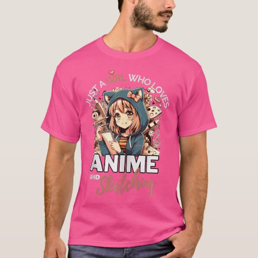 Otaku Anime T-shirt (Voorkant)