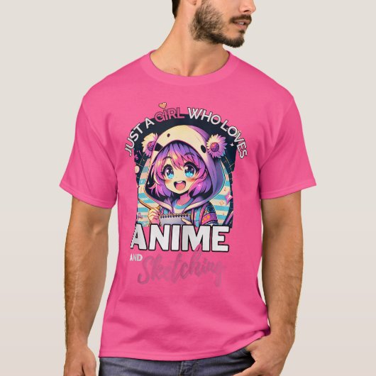 Otaku Anime T-shirt (Voorkant)