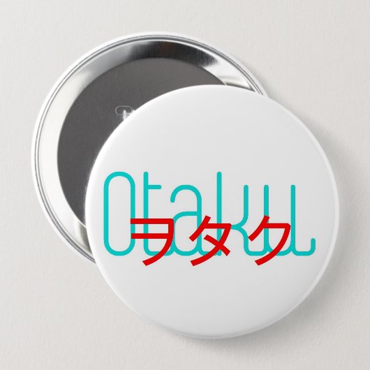 Otaku Button 4in (Voorkant /achterkant)
