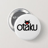 Otaku Cat Funny Slogan Ronde Button 5,7 Cm (Voorkant /achterkant)