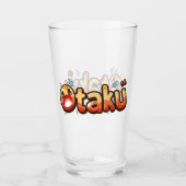 Otaku Funny Text Glas (Voorkant)