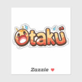 Otaku Funny Text Sticker (Vel)