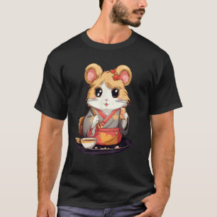 Otaku Hamster Eet Japans Eten Ramen Noodles 11 T-shirt