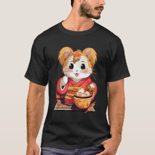 Otaku Hamster Eet Japans Eten Ramen Noodles 1 T-shirt