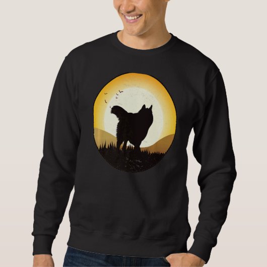 Otaku Huskie Dog Retro 7 Trui (Voorkant)