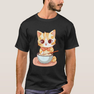 Otaku kat eet Japanse Ramen Noedels 9 T-shirt