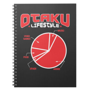 Otaku Lifestyle Food Anime Manga Kawaii Cosplay Notitieboek