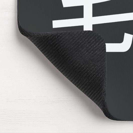 Otaku Male Mousepad Black Muismat (Hoek)