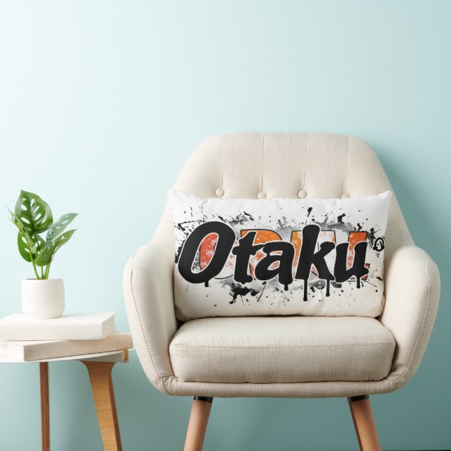 Otaku Slogan Urbane Stijl Kussen (Stoel)