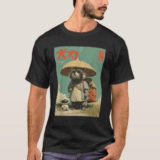 Otaku Tanuki Japans Schattige wasbeer T-shirt