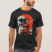 Otaku Weiner Dachshund Dog Samurai T-shirt (Voorkant)