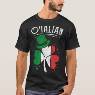 Otalian Funny Italiaans Iers Relatie St Day T-shirt