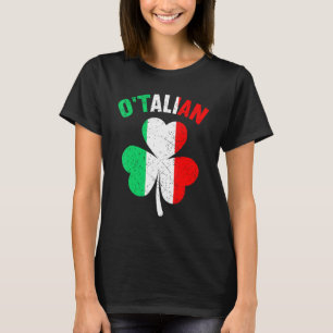 O'talian Funny Italiaans Iers Relatie St Patri T-shirt