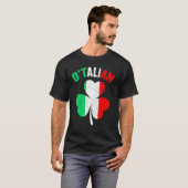 O'talian Funny Italian Irish Relationship St Patri T-shirt (Voorkant volledig)