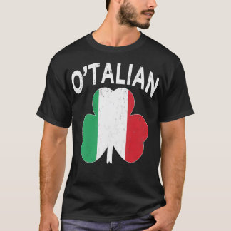 O'Talian Italiaans Grappig St Patrick's Day Italia T-shirt