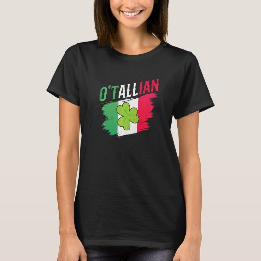 O'tallian Leprechaun Gaelic Ireland St Patricks Da T-shirt (Voorkant)