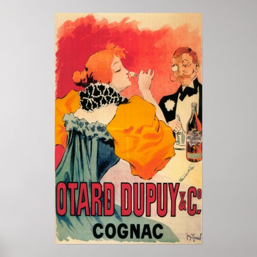 Otard-Dupuy & CO. Cognac Promotion Poster (Voorkant)