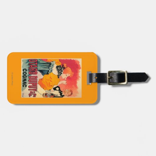 Otard-Dupuy & CO. Cognac Promotion Poster Bagagelabel (Voorkant horizontaal)