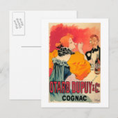 Otard-Dupuy & CO. Cognac Promotion Poster Briefkaart (Voorkant / Achterkant)